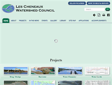 Tablet Screenshot of lescheneauxwatershed.org